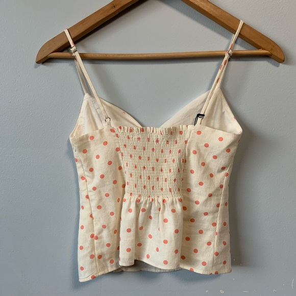 NWT Zara Polka Dots Crop Top - Picture 3 of 6